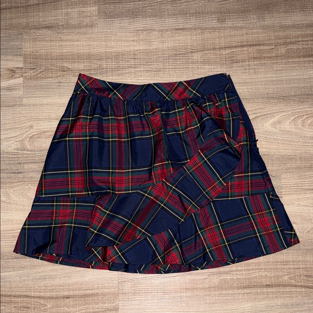 ❤️ NWOT VINEYARD VINES PLAID RUFFLE SKIRT SIZE 2 ❤️
